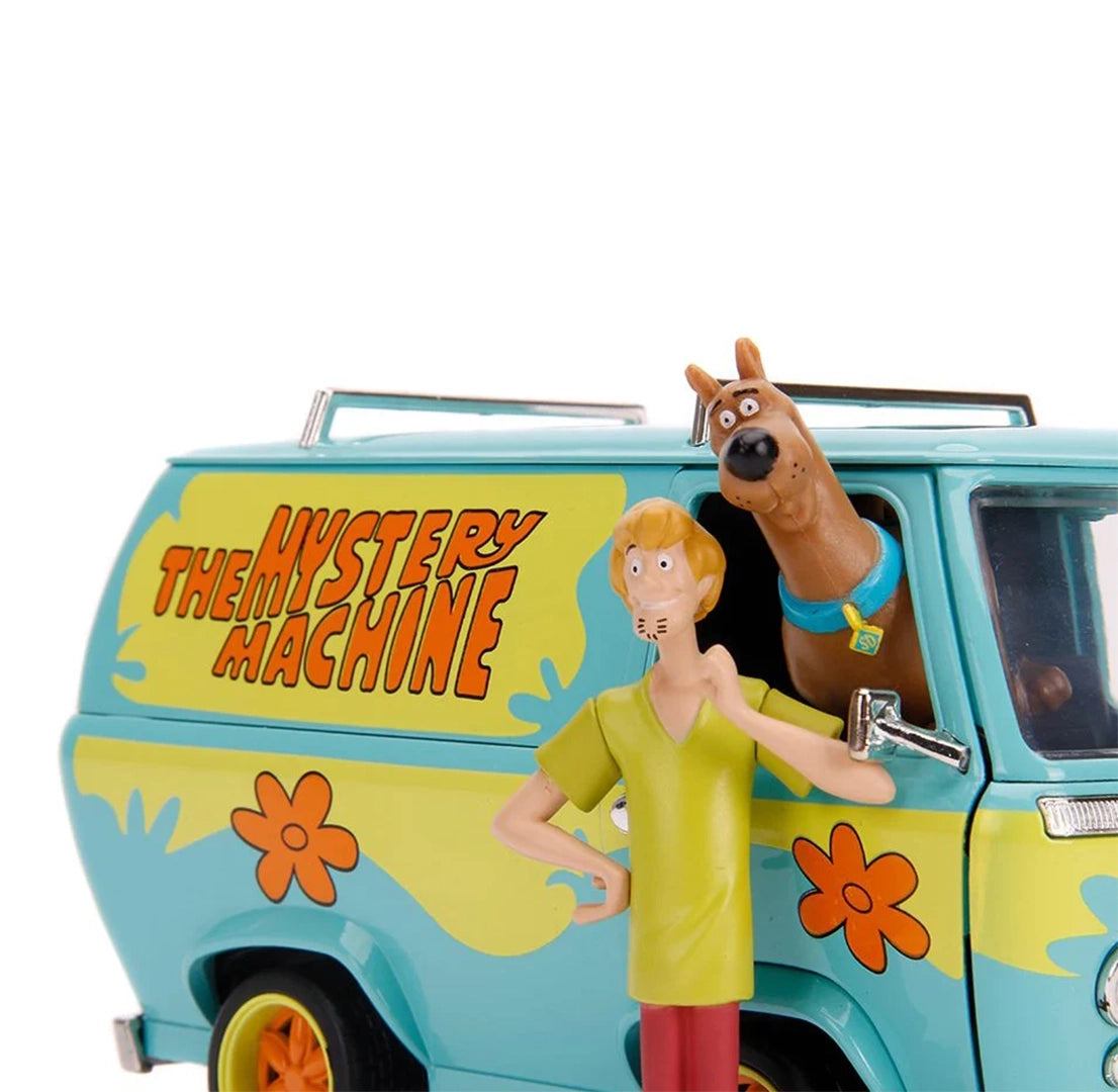 JADA TOYS - Scooby-Doo!: Scooby & Shaggy with Mystery Machine - Die-cast Hollywood Rides (Vehículo a escala 1:24)