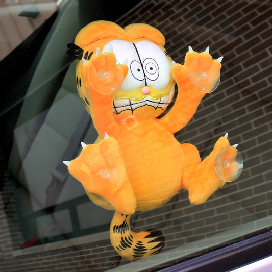 KID ROBOT - Garfield scared - Suction cup window clinger (Peluche de 8" para ventana)
