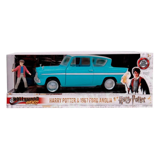 JADA TOYS - Harry Potter and 1959 Ford Anglia - Die-cast Hollywood Rides (Auto a escala 1:24)