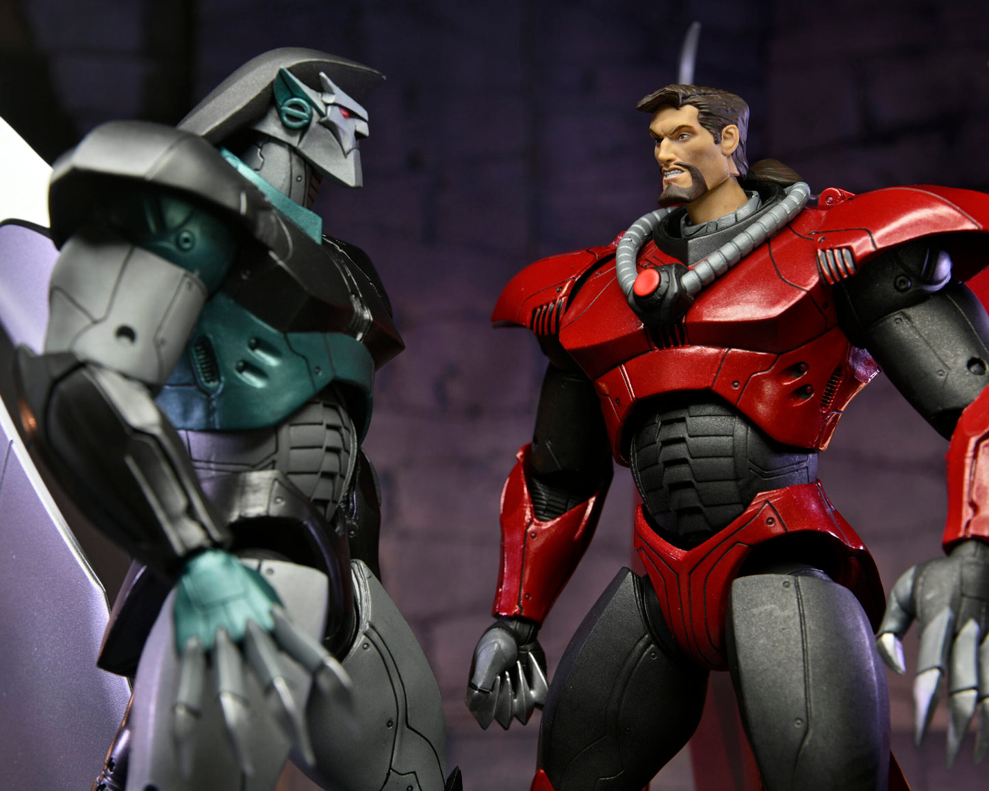 NECA - Gargoyles Ultimate! - Armored David Xanatos (Figura de 7")