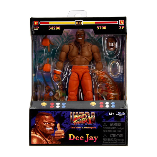 JADA TOYS - Street Fighter II Ultra - Dee Jay (Figura de 6")