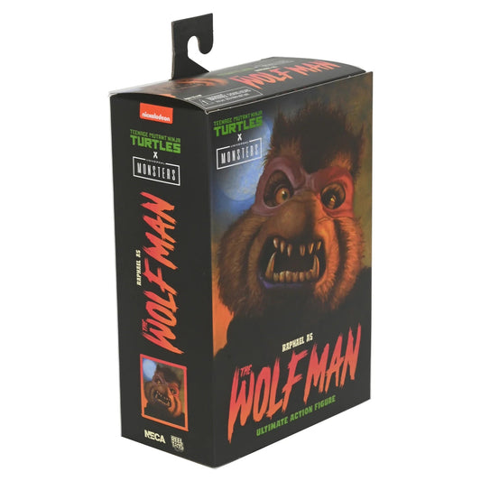 NECA - Universal Monsters x TMNT Ultimate! - Raphael as The Wolf Man (Figura de 7")