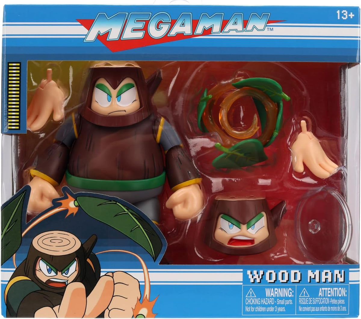 Mega Man - Figura de 6 pulgadas Serie 3 - Wood man