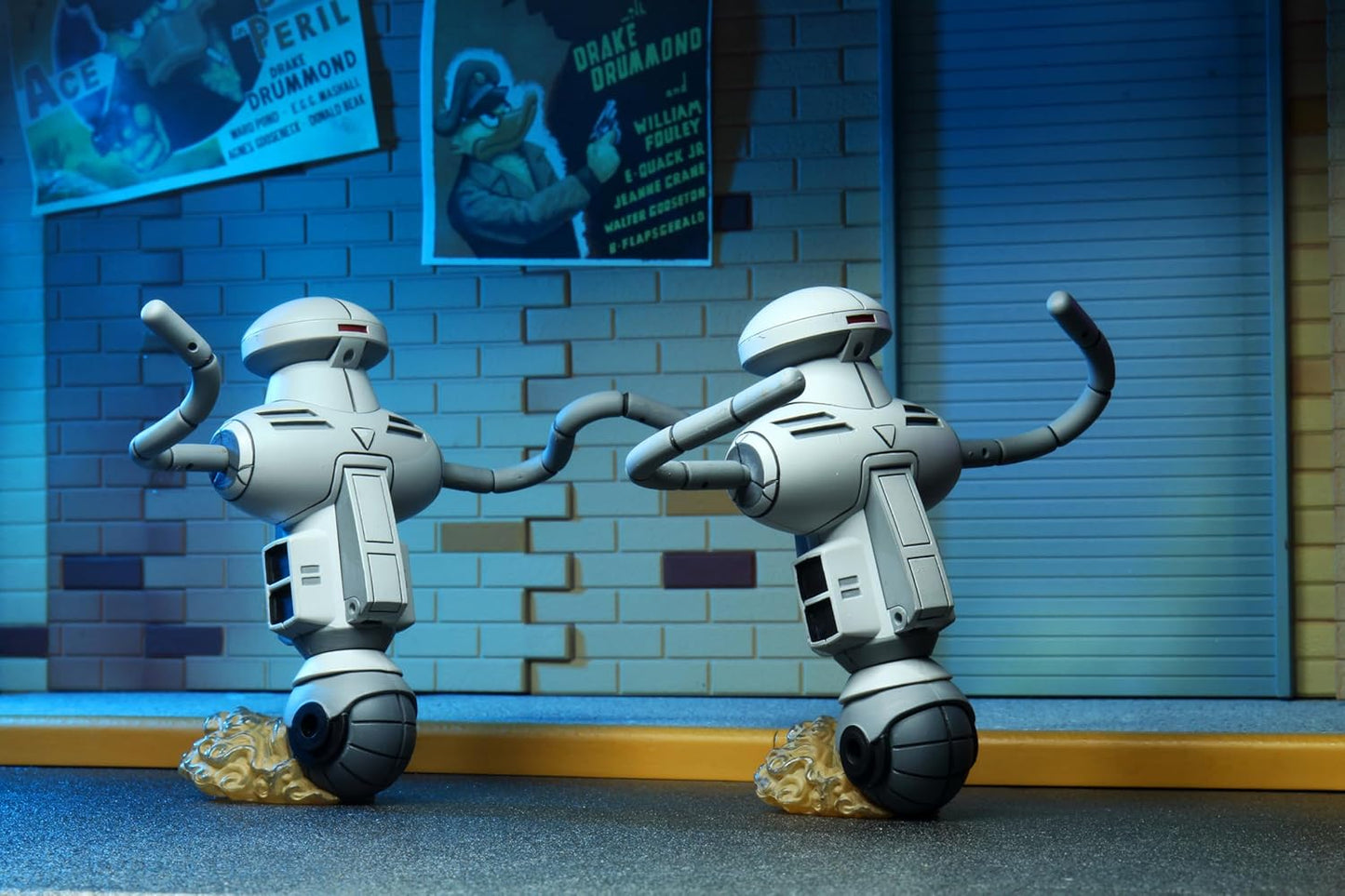 NECA - TMNT (Cartoon) - Triceraton Infantryman y Roadkill Rodney 2 pack (Figura de 7")