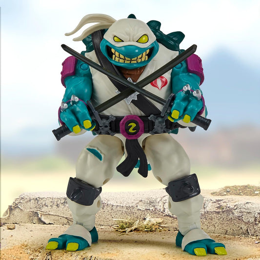TMNT X GI JOE - Figura de 5 pulgadas - Slash x Storm Shadow