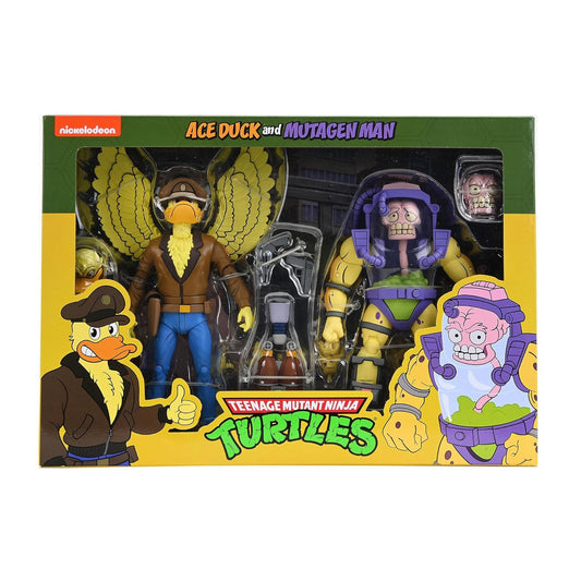 NECA - TMNT (Cartoon) - Ace Duck y Mutagen man 2 pack (Figura de 7")
