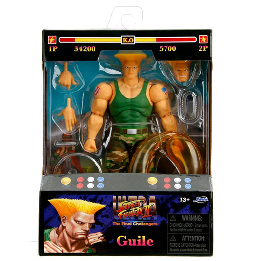 JADA TOYS - Street Fighter II Ultra: Guille (Figura de 6")