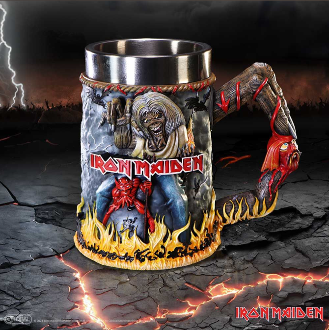 Iron Maiden - Jarro de resina 16cm - The Number of the Beast Tankard - Nemesis Now