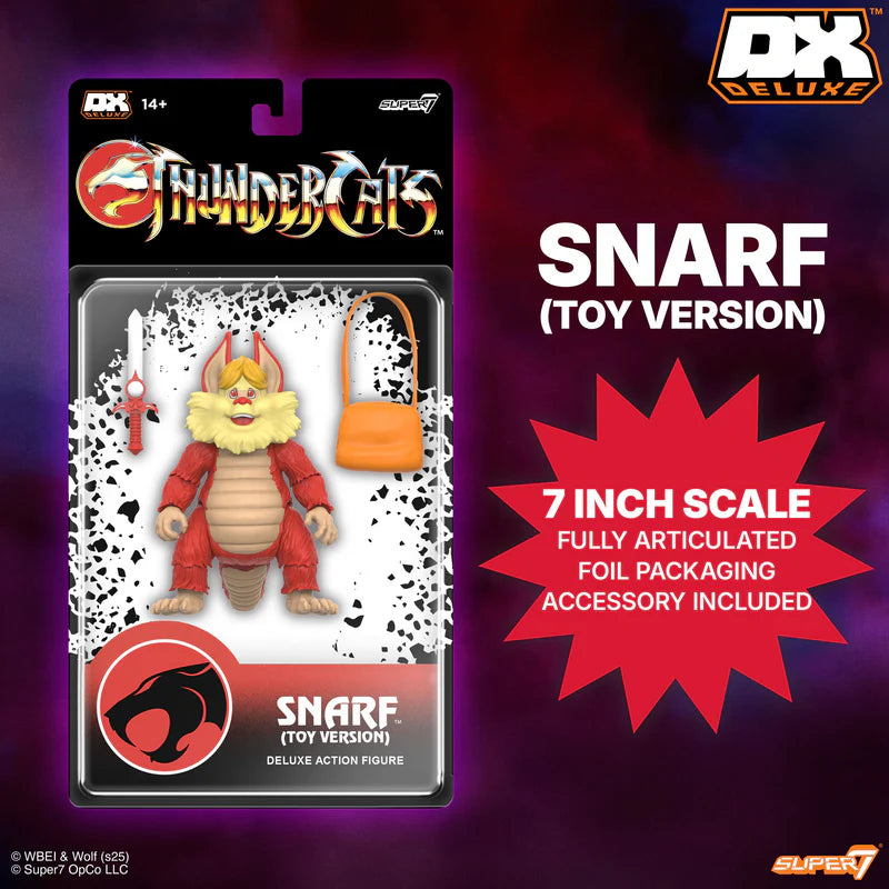 SUPER 7 - ThunderCats Deluxe - Snarf (Toy Recolor) (Figura de 7")