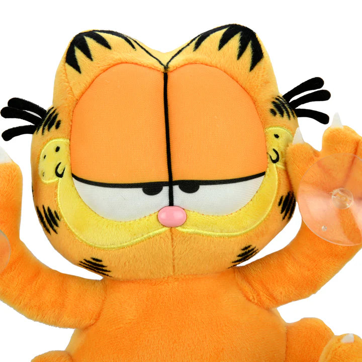 KID ROBOT - Garfield relaxed - Suction cup window clinger (Peluche de 8" para ventana)