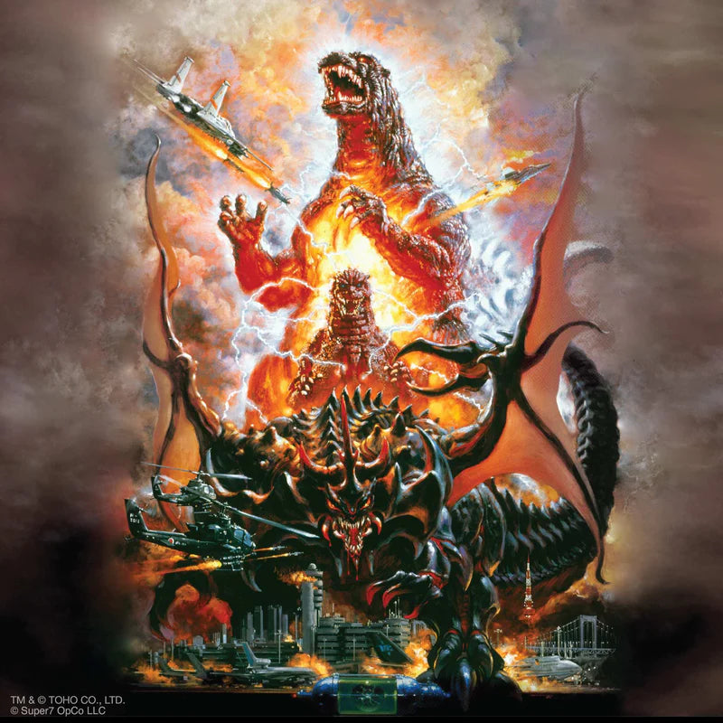 SUPER 7 - TOHO - Godzilla vs Biollante (1989) - Hesei Burning Godzilla Ultimate! (Figura de 8")