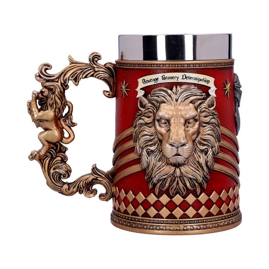 Nemesis Now - Harry Potter - Jarro de 15.5cm x 600ml - Gryffindor Collectible Tankard
