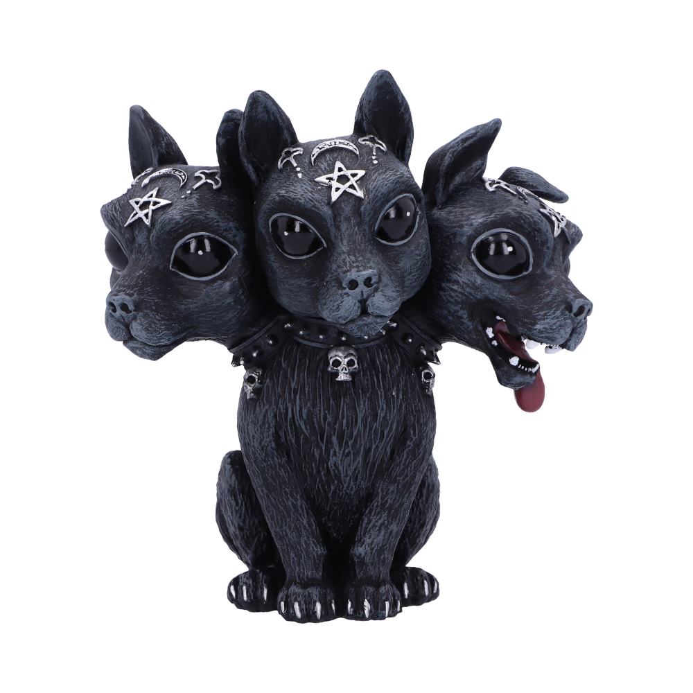 Nemesis Now - NN Core: Cult Cuties - Adorno 10.5cm - Diabarkus (perro de 3 cabezas)