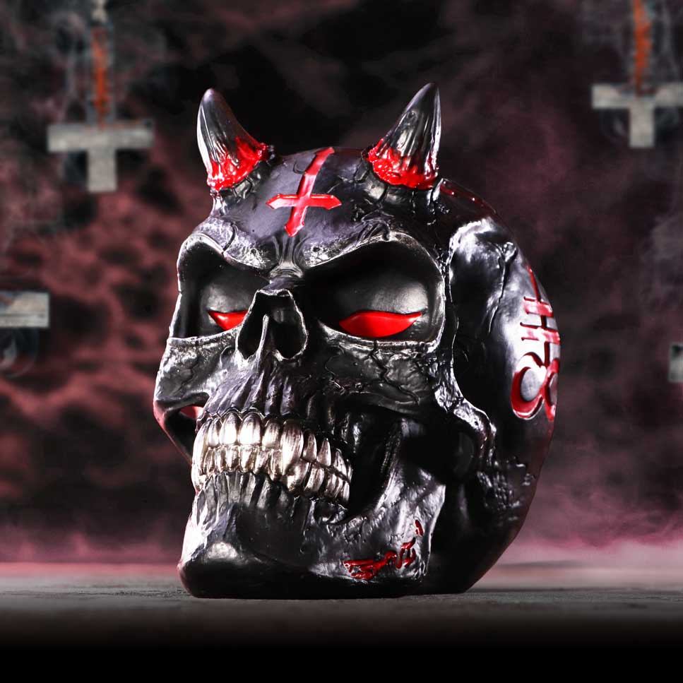 Nemesis Now - NN Core: Skulls - Adorno de 20cm - Infernal Skull (James Ryman)