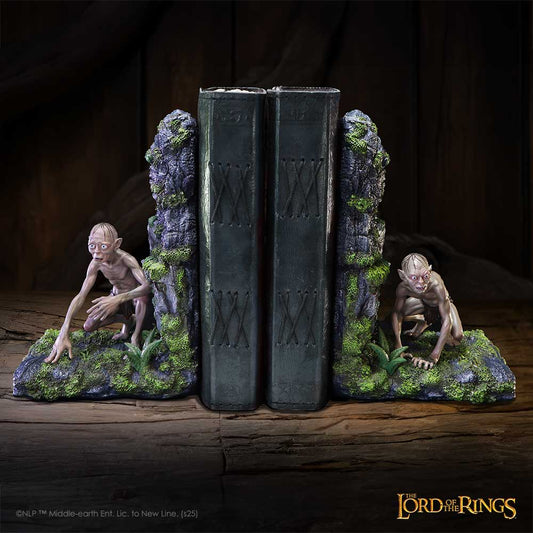 Nemesis Now - Lord of the Rings - Set de tope de libro de 24.5cm - Gollum and Smeagol bookends