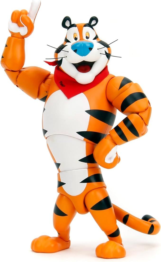 Jada Toys - Frosted Flakes - Figura a escala de 6 pulgadas - Tony the Tiger