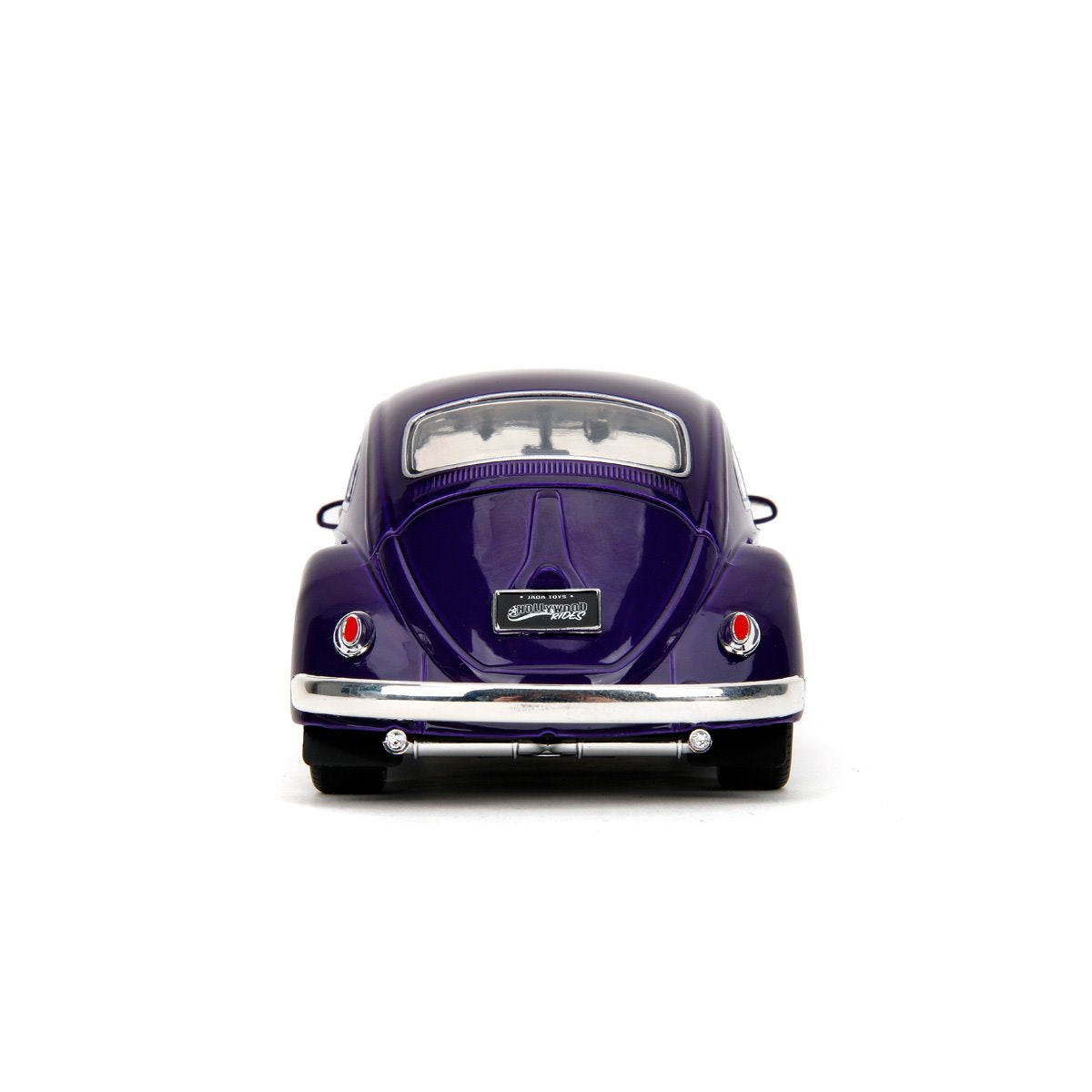 JADA TOYS - Volkswagen Beetle with Wednesday Addams and Thing Figures - Hollywood Rides (Auto escala 1:24)