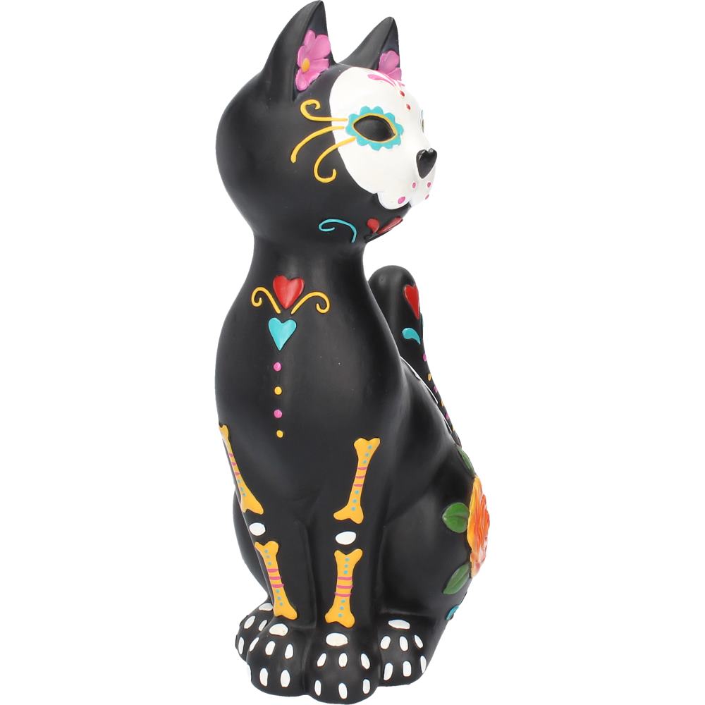 NEMESIS NOW - Sugar Puss - Adorno de 26 cm (Gato día de muertos)