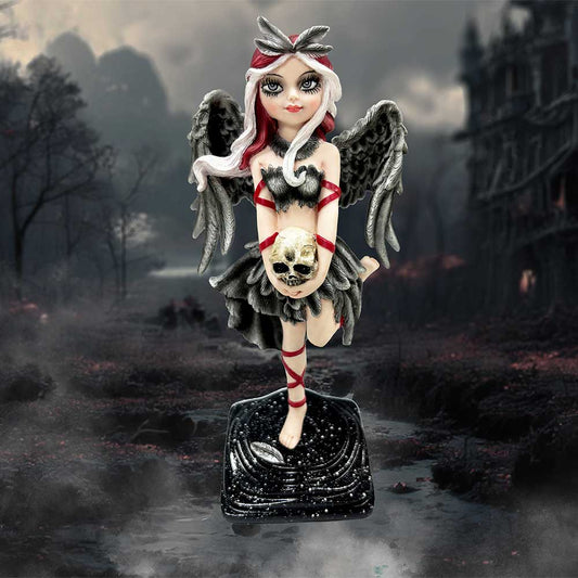 Nemesis Now - NN Core: Fairies - Adorno de 20cm - Shadow Fae (con calavera)