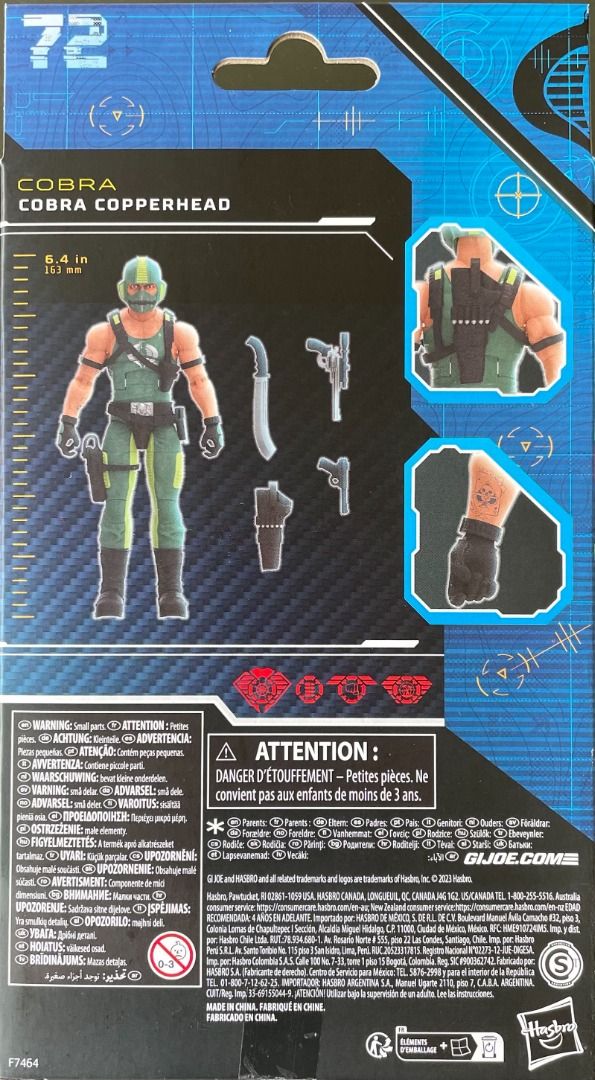 GI Joe - 6" Scale Action Figure - Classified Series - 72 Cobra Copperhead