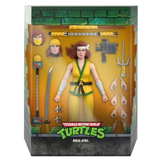 SUPER 7 - TMNT Ultimates! Wave 10 - Ninja April (Figura de 7")