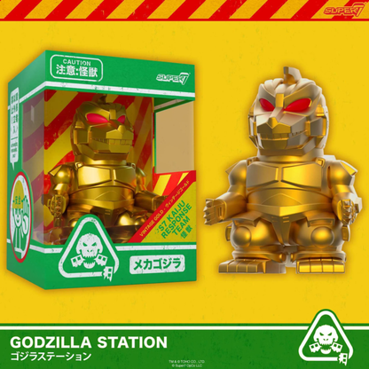 SUPER 7 - TOHO  FUN FUN! - Godzilla: Mechagodzilla (Vintage Toy Gold) (Figura de 5")