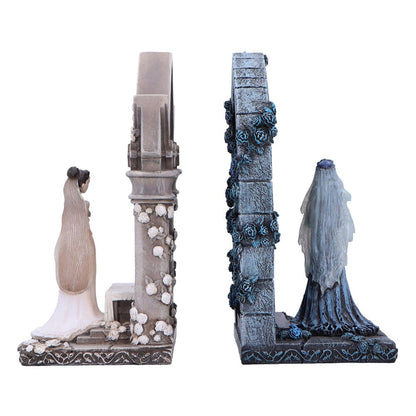NEMESIS NOW - Corpse Bride Emily & Victoria Bookends (Set de tope de libros)