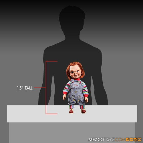 MEZCO - Child's Play Sneering Chucky (Talking Doll) (Figura de 40 cms)
