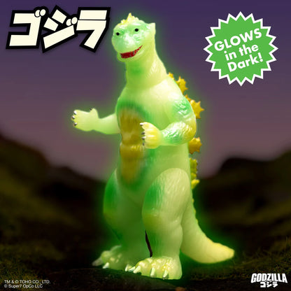 SUPER 7 - TOHO - Godzilla ReAction - Godzilla '55 (Glow) (Figura de 4")