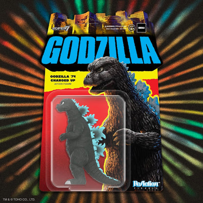 SUPER 7 - TOHO - Godzilla ReAction - Godzilla 1974 Charged Up (Figura de 4")
