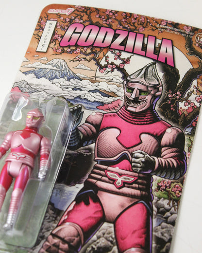SUPER 7 - TOHO - Godzilla ReAction - Jet Jaguar (Cherry Blossom Festival) (Figura de 4")