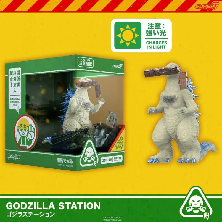 SUPER 7 - TOHO - Godzilla Minus One (Train Biter - Glow) (Figura de 4")