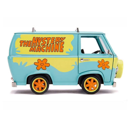 JADA TOYS - Scooby-Doo!: Scooby & Shaggy with Mystery Machine - Die-cast Hollywood Rides (Vehículo a escala 1:24)