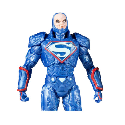 MC FARLANE - DC Multiverse: JLA: The Darkseid War - Lex Luthor (Blue Power Suit) (Figura de 7")