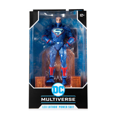 MC FARLANE - DC Multiverse: JLA: The Darkseid War - Lex Luthor (Blue Power Suit) (Figura de 7")