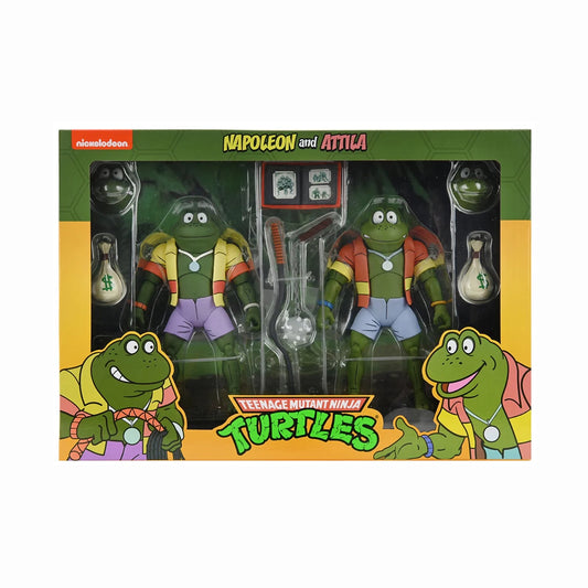 NECA - TMNT (Cartoon) - Napoleon y Atilla Frog 2 pack (Figuras de 7")