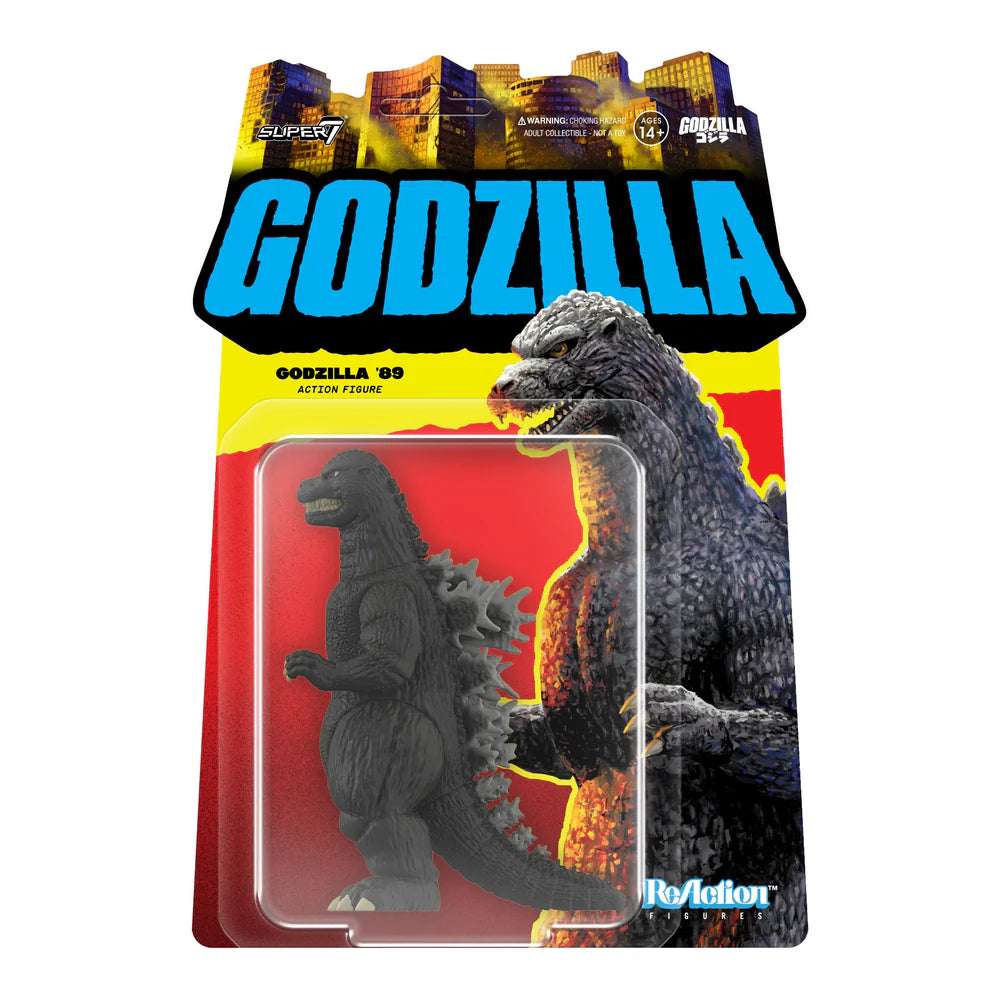 SUPER 7 - TOHO - Godzilla ReAction - Godzilla '89 (Figura de 4")