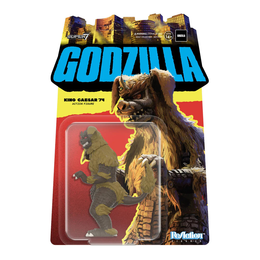SUPER 7 - TOHO - Godzilla ReAction - King Caesar (Figura de 4")