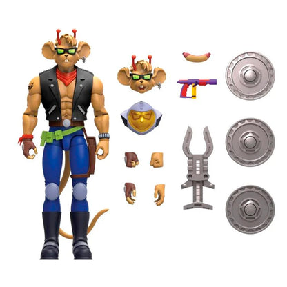 NACELLE - Biker Mice from Mars: Throttle + Vinnie + Modo (Figuras de 7" - Set de 3)
