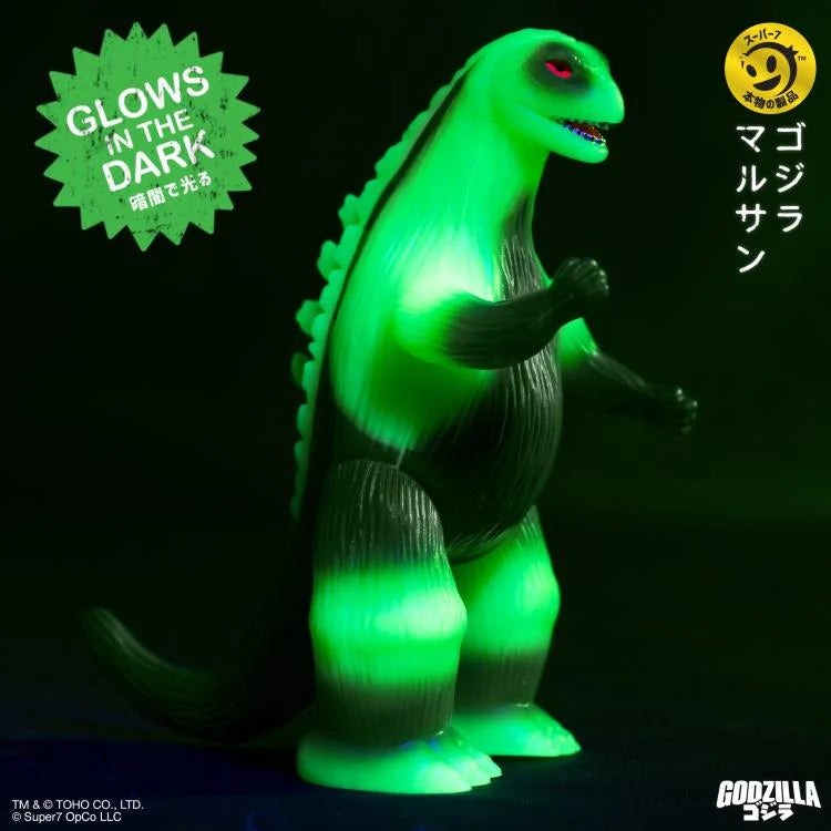 SUPER 7 - TOHO - Godzilla ReAction - Marusan L-Tail (Glow) (Figura de 4")