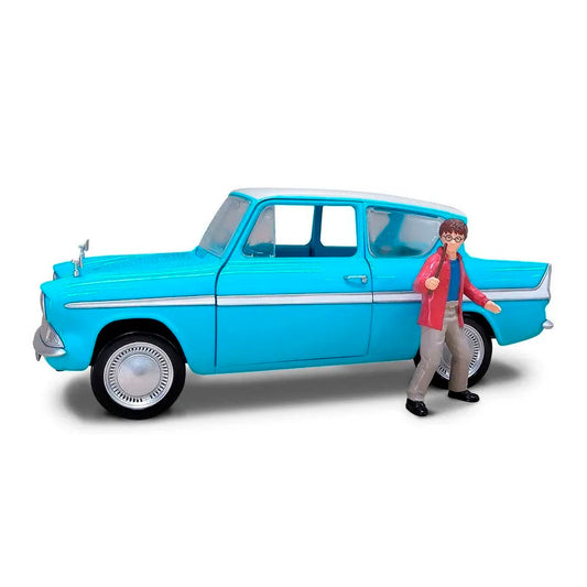 JADA TOYS - Harry Potter and 1959 Ford Anglia - Die-cast Hollywood Rides (Auto a escala 1:24)