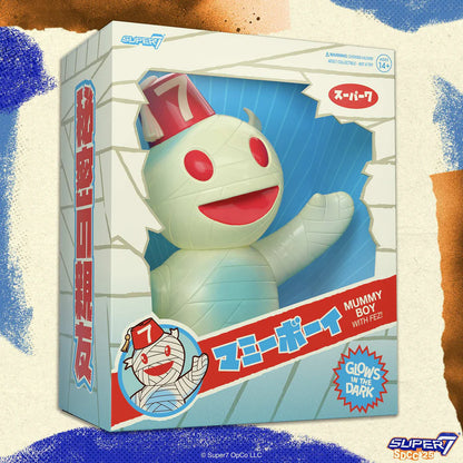 SUPER 7 Originals - Figura de vinil de 6" - Mummy Boy (Glow with Fez)