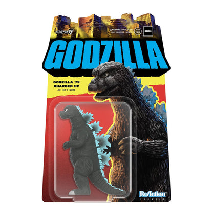 SUPER 7 - TOHO - Godzilla ReAction - Godzilla 1974 Charged Up (Figura de 4")