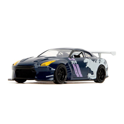 JADA TOYS - GODZILLA 2009 - Die-cast Hollywood Rides Nissan GT-R R35 (Auto escala 1:32)