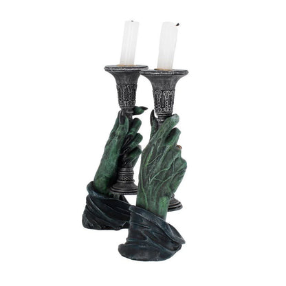 NEMESIS NOW - Candelabros Luz de la Oscuridad de 20 cm