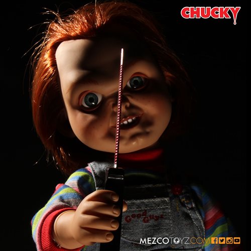 MEZCO - Child's Play Sneering Chucky (Talking Doll) (Figura de 40 cms)