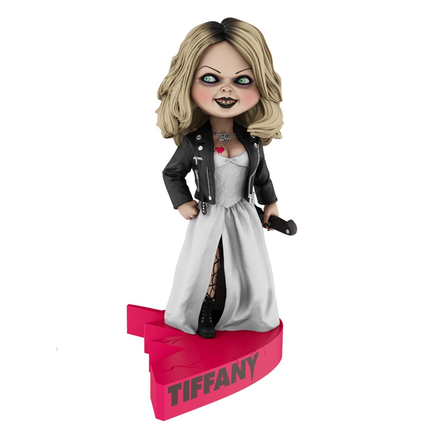 NECA - Chucky: Bride of Chucky - Head Knocker - Tiffany (heart connect base)