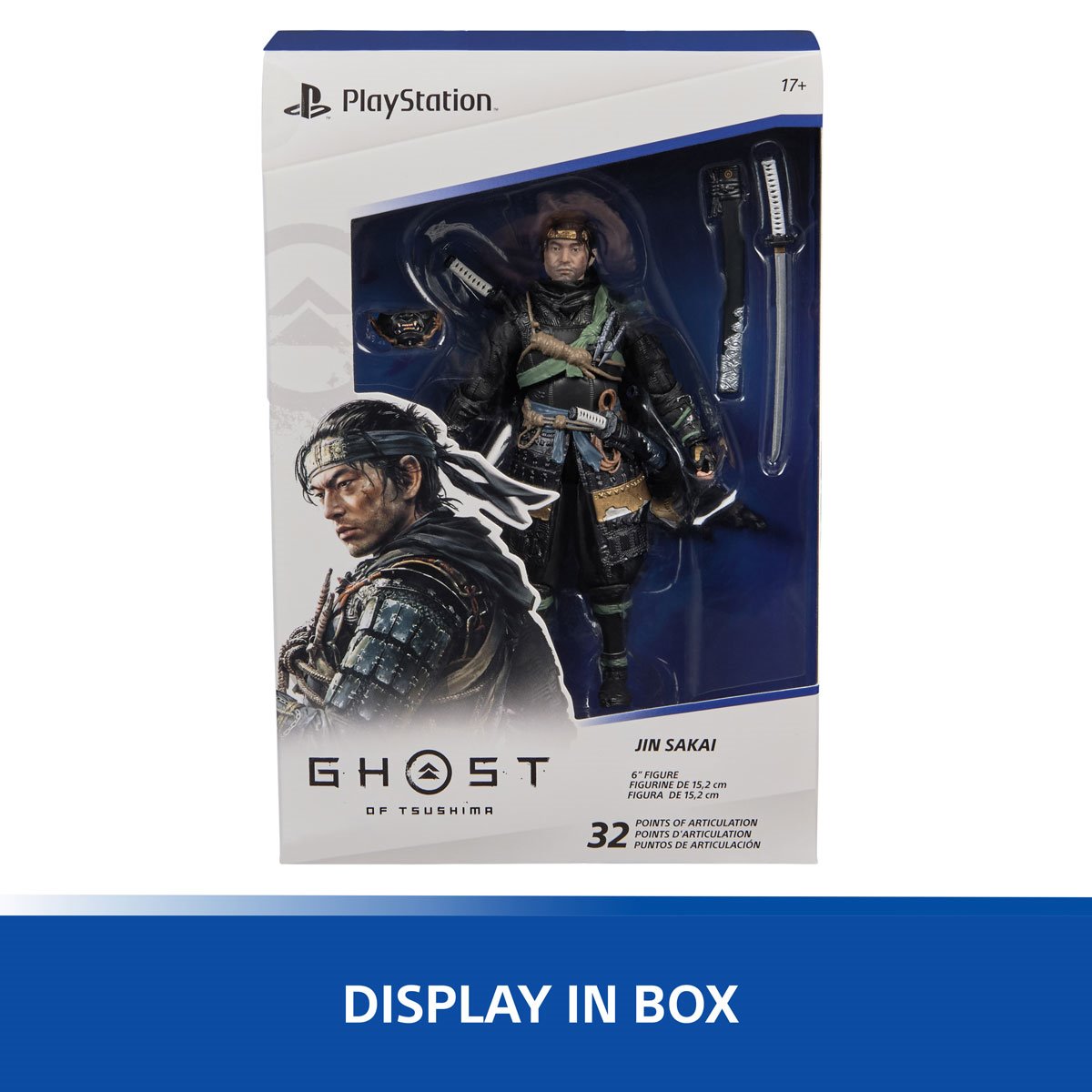 SPINMASTER - Ghost of Tsushima Legends Shapes Collection: Jin Sakai (Figura de 6")
