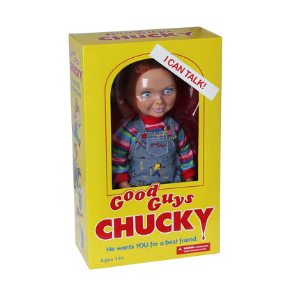 MEZCO - Child's Play Good Guys Chucky (Talking Doll) (Figura de 40 cms)