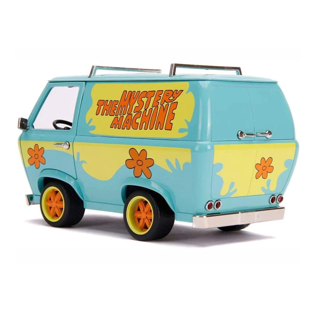JADA TOYS - Scooby-Doo!: Scooby & Shaggy with Mystery Machine - Die-cast Hollywood Rides (Vehículo a escala 1:24)